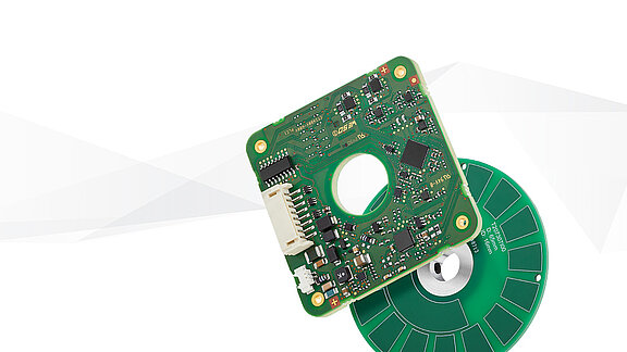 Induktiver Drehgeber - Kompakt mit induktiver Erfassung